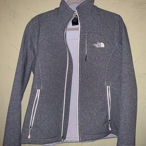 North Face Gray Fleece Lined All Climate Jacket